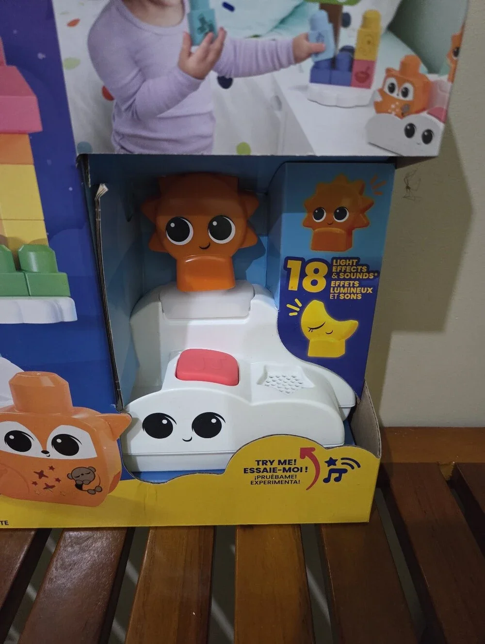 Fisher-Price Mega Bloks Rise & Snooze Night Light Playset NEW